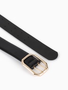 Ремень женский, 3.5×110 см, 2 прокола, без винта, золотистая пряжка, чёрный  (артикул 10962017)  большой выбор товаров оптом и в розницу по низким ценам с доставкой