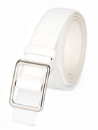 Ремень женский, 3.5×110 см, пряжка матовая, затяжка, белый  (артикул 10962022)  большой выбор товаров оптом и в розницу по низким ценам с доставкой