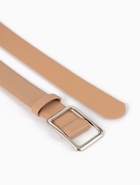 Ремень женский, 3.5×110 см, пряжка матовая, затяжка, бежевый - фото 809539872