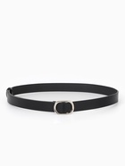 Ремень женский, затяжка, 2.5×110 см, без винта, серебристая пряжка, чёрный - фото 809539883