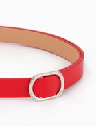 Ремень женский, затяжка, 2.5×110 см, без винта, серебристая пряжка, красный - фото 809539900