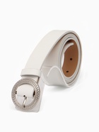 Ремень женский, 1 прокол, 3.5×110 см, без винта, белый - фото 809539911