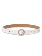 Ремень женский, 1 прокол, 3.5×110 см, без винта, белый - фото 809539914