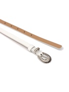 Ремень женский, без винта, 1.5×110 см, 1 прокол, пряжка серебро, белый - фото 809539939