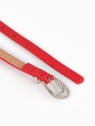 Ремень женский, без винта, 1.5×110 см, 1 прокол, пряжка серебро, красный  (артикул 10962036)  большой выбор товаров оптом и в розницу по низким ценам с доставкой