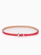 Ремень женский, 1.5×110 см, без винта, 1 прокол, красный  (артикул 10962038)  большой выбор товаров оптом и в розницу по низким ценам с доставкой