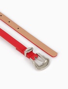 Ремень женский, 1.5×110 см, без винта, 1 прокол, красный  (артикул 10962038)  большой выбор товаров оптом и в розницу по низким ценам с доставкой