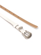 Ремень женский, 1.5×110 см, без винта, 1 прокол, белый  (артикул 10962039)  большой выбор товаров оптом и в розницу по низким ценам с доставкой