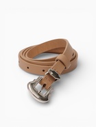 Ремень женский, 1.5×110 см, без винта, 1 прокол, бежевый - фото 809539966