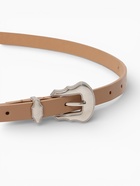 Ремень женский, 1.5×110 см, без винта, 1 прокол, бежевый - фото 809539967