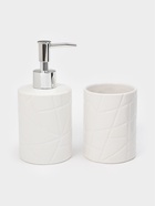 Набор для ванной Fantasy, 2 предмета, дозатор для мыла, стакан, белый  (артикул 10938492)  большой выбор товаров оптом и в розницу по низким ценам с доставкой
