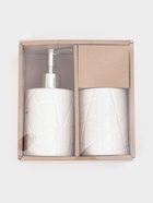 Набор для ванной Fantasy, 2 предмета, дозатор для мыла, стакан, белый  (артикул 10938492)  большой выбор товаров оптом и в розницу по низким ценам с доставкой