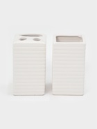 Набор для ванной «Альба», 4 предмета, дозатор, 2 стакана, мыльница, белый  (артикул 10963806)  большой выбор товаров оптом и в розницу по низким ценам с доставкой