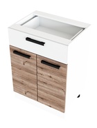 Кухня прямая «Эра», 1800×600 мм, цвет дуб горный/белый 10992461