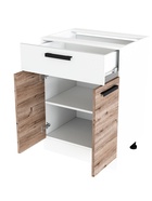 Кухня прямая «Эра», 1800×600 мм, цвет дуб горный/белый 10992461