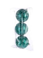 УЦЕНКА Набор шаров пластик d-8 см, 3 шт "Джейн наледь" голубой - Фото 2