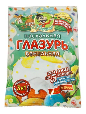 Пасхальная глазурь Ванильная, 75 г  (артикул 10980401)  большой выбор товаров оптом и в розницу по низким ценам с доставкой