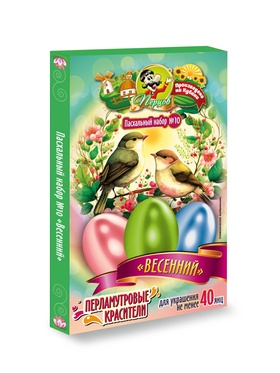 Пасхальный набор, перламутровые красители «Весенний»