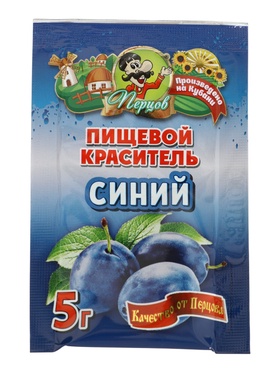 Пищевой краситель, сухой, синий, 5 г