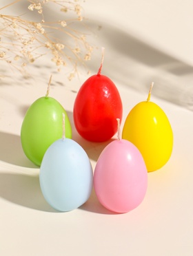 Свеча пасхальная «Яичко», 64 г, МИКС