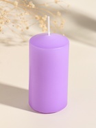 Свеча - цилиндр пасхальная «ХВ», 5×10 см, сиреневый - Фото 3