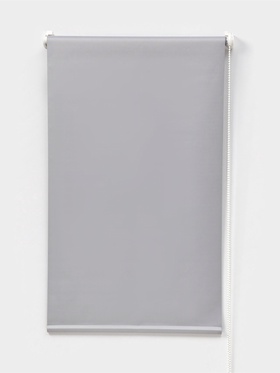 Штора рулонная 50×160 см «Блэкаут», по полотну 47×160 см, серая