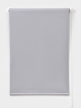 Штора рулонная 60×160 см «Блэкаут», по полотну 57×160 см, серая