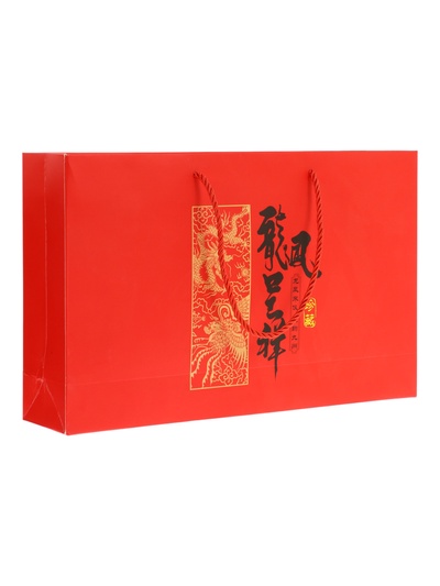 Шу пуэр в мандарине, набор подарочный красный,160г