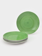 УЦЕНКА Набор тарелок «Палитра», 5 шт., 26.5×26.5×3 см, зелёный - Фото 1