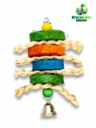 Игрушка для попугая «Сэндвич», 17×10 см, цвет МИКС - Фото 2