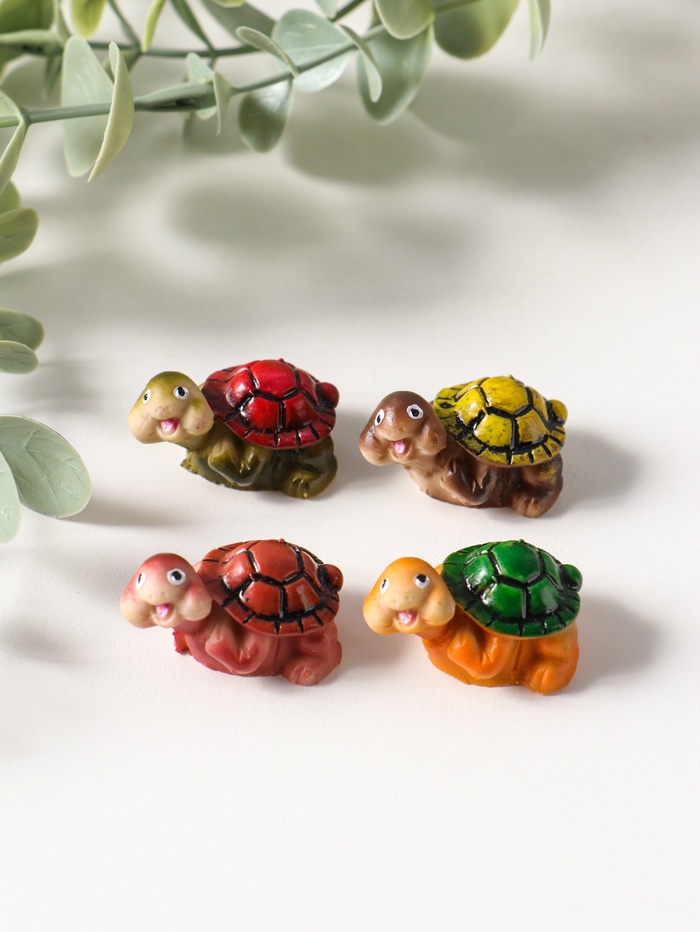 Фигурка полистоун «Черепашка», 3.3×2.2×1.7 см, МИКС