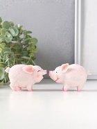 Сувенир полистоун "Поросята - поцелуй" набор 2 шт 4х7,3х4,5 см - Фото 1