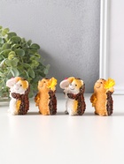 Набор фигурок 4 шт. полистоун «Осенние ёжики», 3.7×5×6.2 см  (артикул 10956816)  большой выбор товаров оптом и в розницу по низким ценам с доставкой