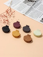 Крабик для волос «Артемида» ракушка, 6×4.5 см, матовый, МИКС - Фото 2