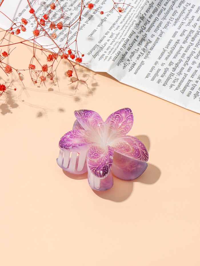 Крабик для волос «Артемида» нежность, цветок, 8×7 см, МИКС - Фото 1