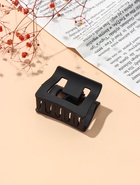 Крабик для волос «Классик» прямой, 5.5×4.5 см, матовый, чёрный  (артикул 10960003)  большой выбор товаров оптом и в розницу по низким ценам с доставкой