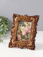 Фоторамка для фото 9×13 см «Княгиня», полистоун под золото, 1.8×18×23 см  (артикул 10961651)  большой выбор товаров оптом и в розницу по низким ценам с доставкой