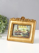 Фоторамка для фото 10×15 см «Вельможа», полистоун под золото, 1.5×20.3×18 см  (артикул 10961653)  большой выбор товаров оптом и в розницу по низким ценам с доставкой