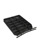 Лоток для бумаг, горизонтальный, металлическая сетка, 5 отделений, чёрный - Фото 5