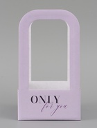 Коробка - переноска для цветов «Только для тебя», 12×12×22 см - Фото 2