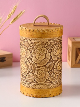 Туес «Розы», 12х17см береста