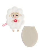 Развивающая игрушка-грелка «Овечка с цветком», с вишнёвыми косточками, 18 см - Фото 8