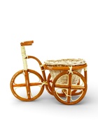 Декоративное кашпо «Велосипед», 31×17×25 см, деревянное, плетёное - Фото 2