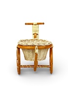 Декоративное кашпо «Велосипед», 31×17×25 см, деревянное, плетёное - Фото 6