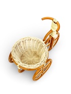 Декоративное кашпо «Велосипед», 31×17×25 см, деревянное, плетёное - Фото 7