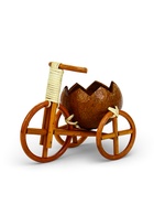 Декоративное кашпо - кокос «Велосипед резной», 20×12×17 см, деревянное  (артикул 10990141)  большой выбор товаров оптом и в розницу по низким ценам с доставкой