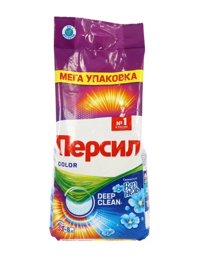 УЦЕНКА Стиральный порошок Персил Color "Свежесть от Вернель" для цветного белья, 8 кг