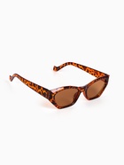 Очки солнцезащитные женские «OneSun. Леопардовый принт», uv 400, коричневые  (артикул 10935276)  большой выбор товаров оптом и в розницу по низким ценам с доставкой