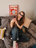 Очки солнцезащитные женские «OneSun. Кошачий глаз», uv 400, чёрный, фиолетовый - Фото 7