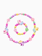 Набор детских украшений «Выбражулька. Птички», 2 предмета: бусы, браслет, разноцветный  (артикул 10960598)  большой выбор товаров оптом и в розницу по низким ценам с доставкой